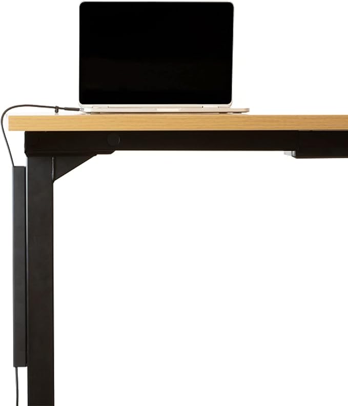 Progressive Automations Magnetic Desk Frame Cable Organizer for Standing Desk - Black