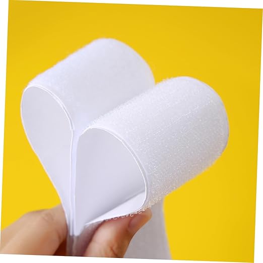 YARNOW 2Rolls Hook and Loop Pedal Mounting Tape for Electric Guitar Pedal Board Durable Versatile and Secure Adhesive for Musicians