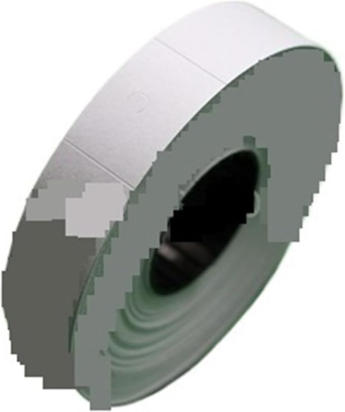 Price Gun Labels Paper Labels Colored for Two-line Labeller, Pricing Gun Labeler #6600 Tag Sticker Roll Reel Price Label for Retail Stores, Grocery Shops & Flea Markets(White)