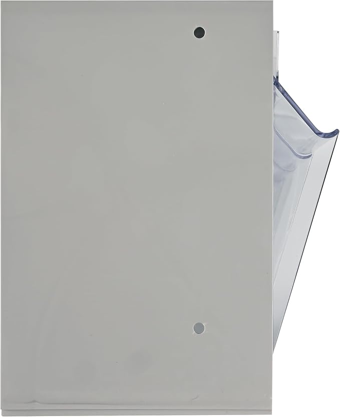 Deflecto Four-bin horizontal tilt bin storage system, 23-5/8w x 6-5/8d x 8-1/8h, Gray (20409B1PK)