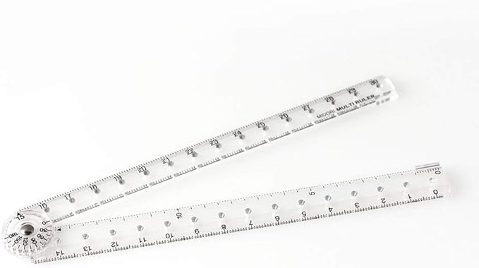 DESIGNPHIL 42266006 Multi Ruler, 11.8 inches (30 cm), Transparent