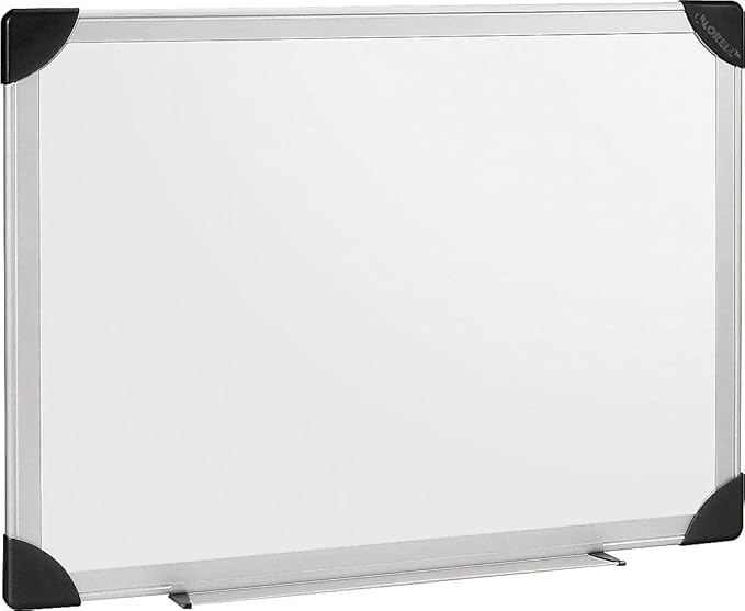 Lorell 55651 Dry-Erase Board, 3'x2', Aluminum Frame/White