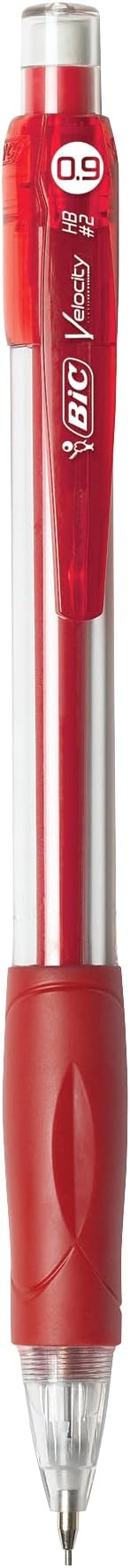 BIC® Velocity® Original Mechanical Pencils, 0.9 mm, Assorted Barrel Colors, Pack of 5