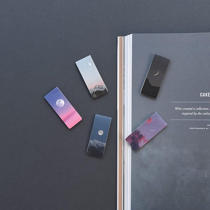 Monolike Magnetic Bookmarks Moon ver.1 + ver.2, 10 Pieces