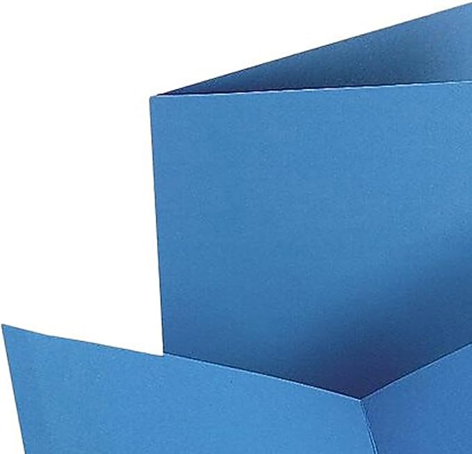 Staples 2-Pocket Paper Folder, Light Blue – Letter Size School & Office Folders, 10-Pack
