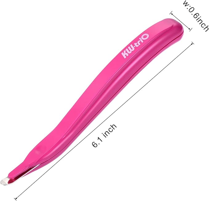 YOKIVE 1 Pcs Staple Remover, Office Magnetic Stapler Puller | Remove Staples Great for Office Home Desktop Accessories (Rose Red)