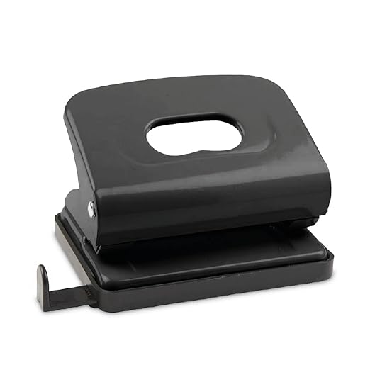Idena 12086 Office Set 4-Piece Hole Punch Stapler Staple Remover and Staples 24/6