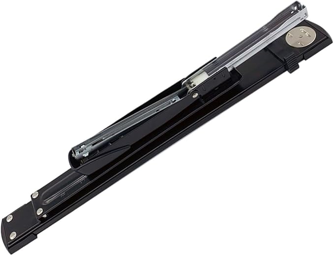 Long Arm Desktop Stapler Heavy Duty Thick Paper Binding Stapler with Hole Punch Labor-Saving for Home and Office Use