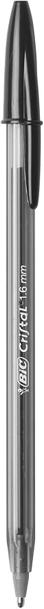 BIC Cristal Xtra Bold Ballpoint Pens,Bold Point (1.6mm) For Vivid And Dramatic Lines,Black Ink,Perfect Ink Pens,24 Count (Pack of 2)