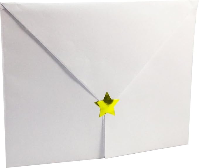 Metallic Gold Star Stickers, 3/4 Inch, 500 Metallic Plastic Labels per Roll - Perfect for Rewards, Decorations, and Crafts in Schools, Offices, and Home Use