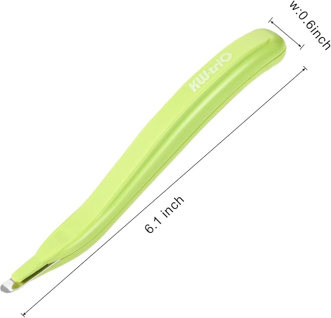 YOKIVE 1 Pcs Staple Remover, Office Magnetic Stapler Puller | Remove Staples Great for Office Home Desktop Accessories (Green)