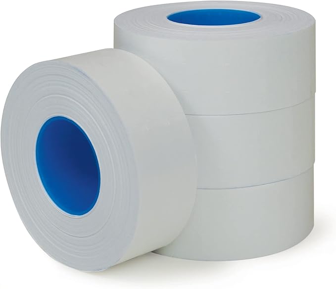 Office Depot® Brand 2-Line Price-Marking Labels, White, 1,000 Labels Per Roll, Pack of 4 Rolls