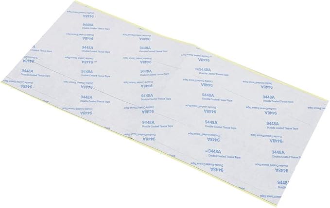 48Pcs Double-Sided Thermal Adhesive Tape for Heatsink 25mm X 25mm for Chipsets Video Card Memory Cooler