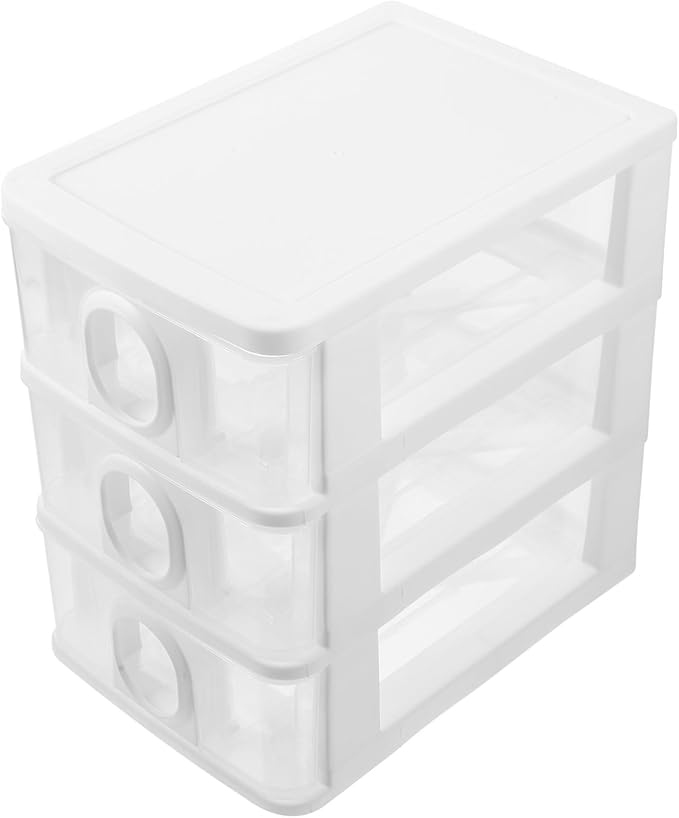 DECHOUS Drawer Type Desk Organizer Storage Box for Office Multi-Functional Desktop Storage Drawers for Stationery and Supplies