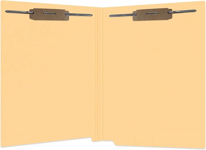 Tan File Folders, Doctor Stuff, Letter Size Reinforced End Tab Folder with 2" Bonded Fastener on Inside Front and Back, 14 pt Stock, Carton of 250