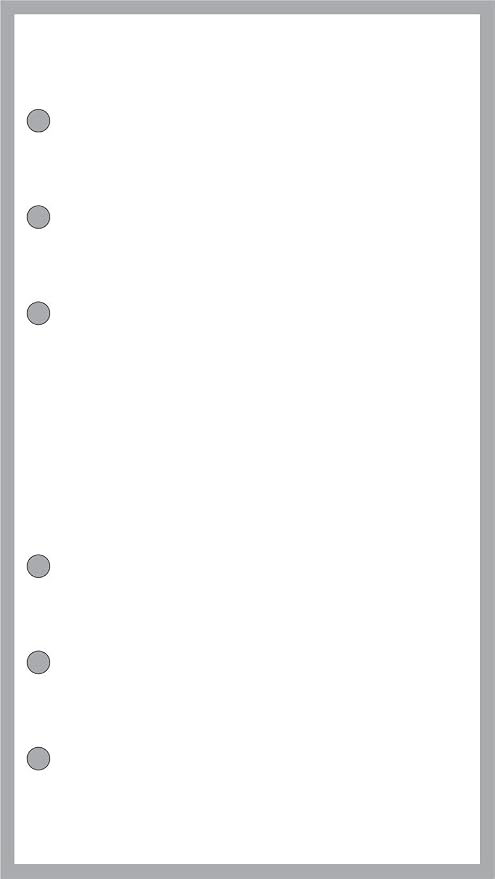 Personal Size Blank Pages Planner Insert, Sized and Punched for Filofax Personal Notebook (3.7" x 6.75")
