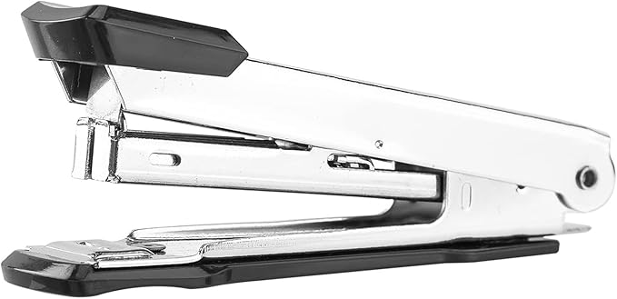 Liudan Stapler Stapler Metal Stapler Set Desktop Stapler 15 Sheets Stapling Capacity Shool Office Supplies 6 Colours Office Stapler (Color : F)