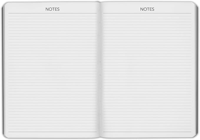Harbor Desk Weekly Monthly Planner 2027 - Calendar Planner and Notebook, Durable Faux Leather, 192 Pages, Softcover & Book Bound - Cambridge Reef Blue - 8x5.5"