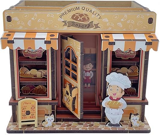 Pencil Holder, Bakery-Themed Pencil Cup, Vintage Desktop Organizer—Gifts for Colleagues and Friends—Practical Desk and Cubicle Accessories