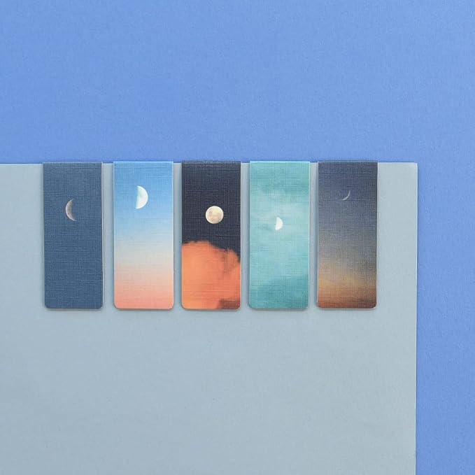 Monolike Magnetic Bookmarks Moon Ver.2, Set of 5