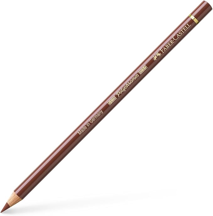 Faber-Castell Polychromos Artists' Single Pencil - Colour 283 Burnt Sienna