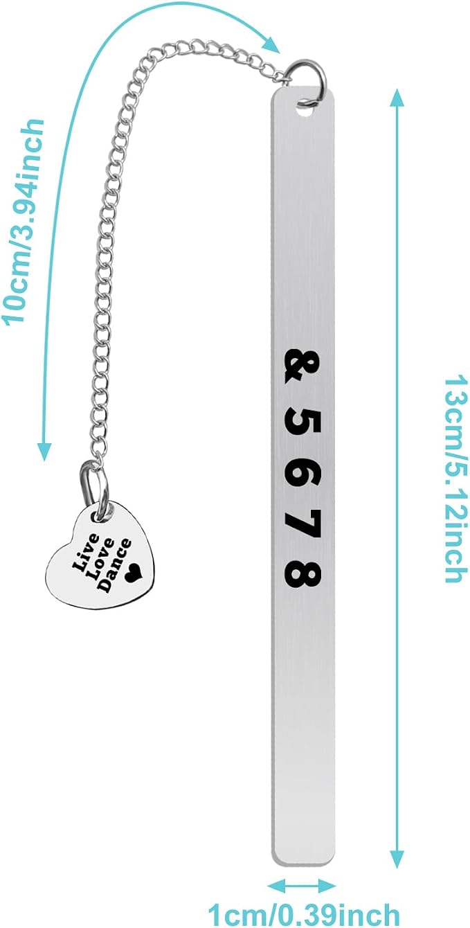 Dance Teacher Gifts Live Love Dance Bookmark Dance Lover Gift Dance Team Gift Dance Instructor Gift Christmas Thanksgiving Birthday Gift Appreciation Gift for Dance Teacher