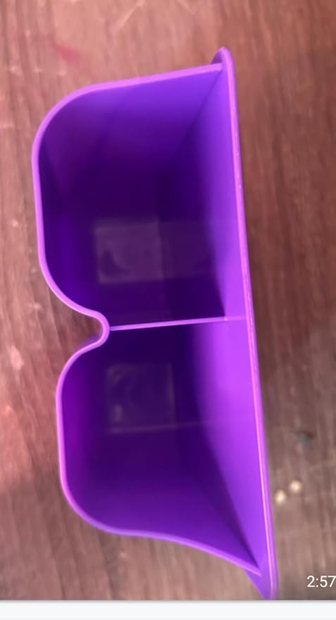 2 Magnetic Locker Box Pocket, Blue and Purple, Plastic Storage Organizer, school supplies back to school office usePack
