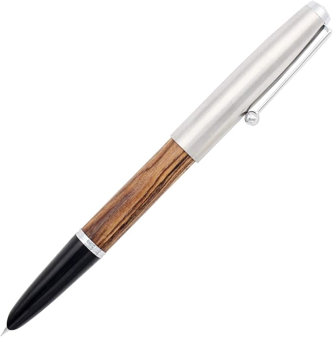 Gullor Jinhao 51A Stainless Steel Cap Transparent Pen Pen Set Stationery School Office Supplies Stationery Gifts, EF Nib.