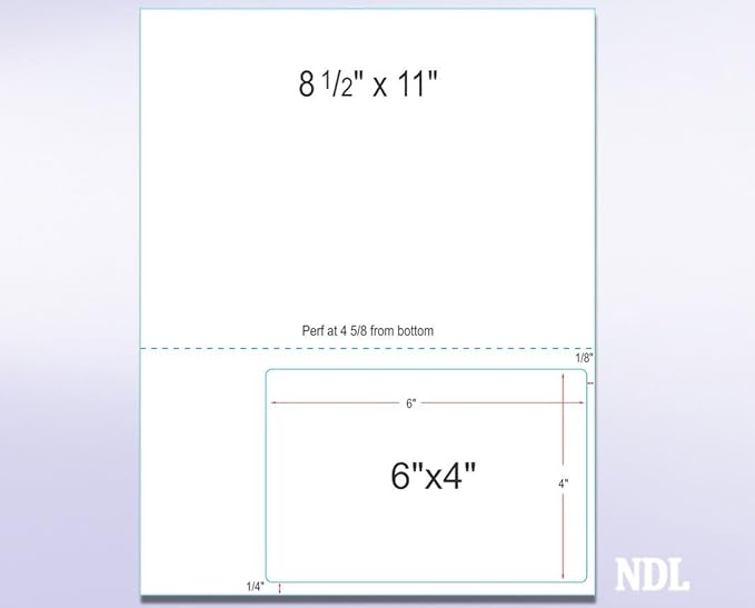 Next Day Labels - Integrated Laser Form with Label Combination (6x4 | 1 Label on Right | Case of 1500)