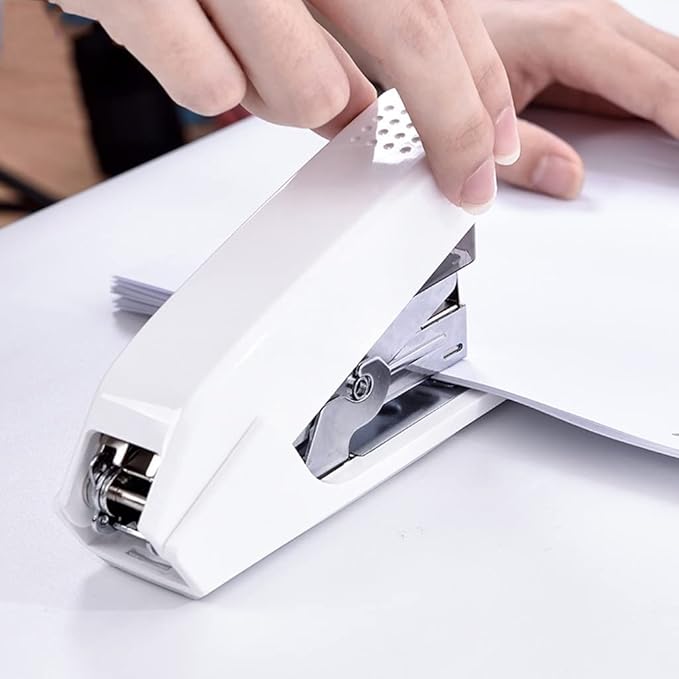 Desk Stapler Labor-Saving Stapler Student Office Stapler Multi-Size and Multi-Color Selection Perfect Office Supplies Suitable for Office Document Binding School Supplies