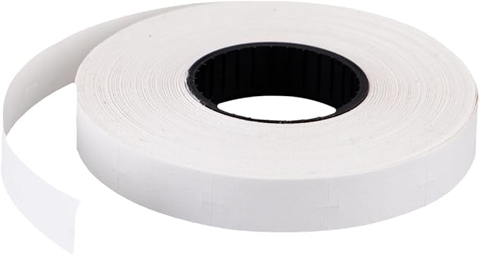 White SSW 1-Line Pricing Gun Labels 3/4" W x 3/8" H- 1,000 Labels per roll