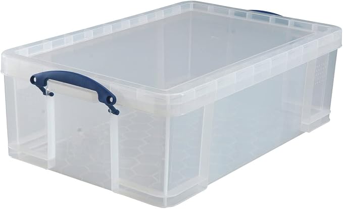 Really Useful Clear 50L Plastic Storage Box 710x440x230mm KING50C
