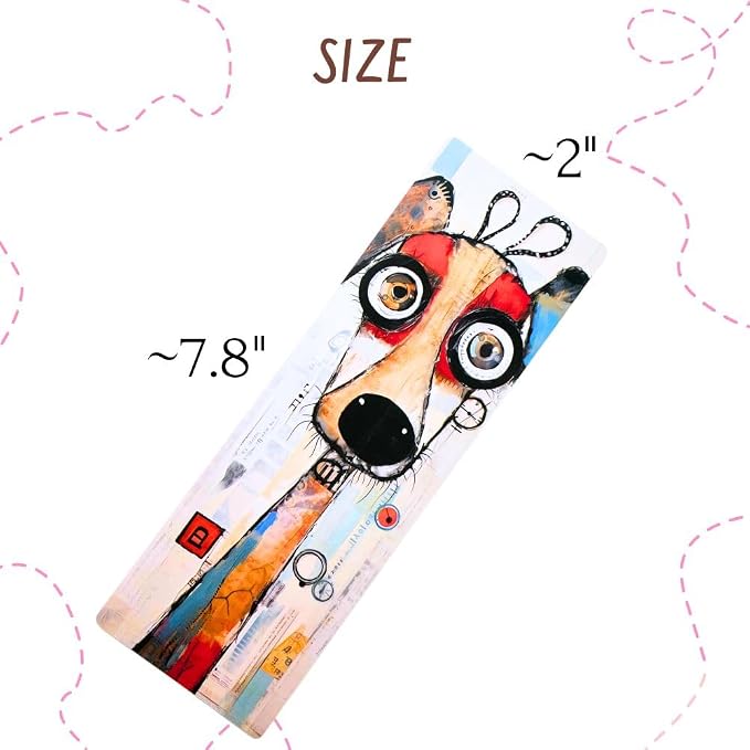 Dog Animals Bookmarks 10PC Cute Office School Stationery for Reading Men Women Kids Gift Set Kawaii Book Accessories Page Holders Student Gifts from Teacher Bulk Birthday Present Ideas