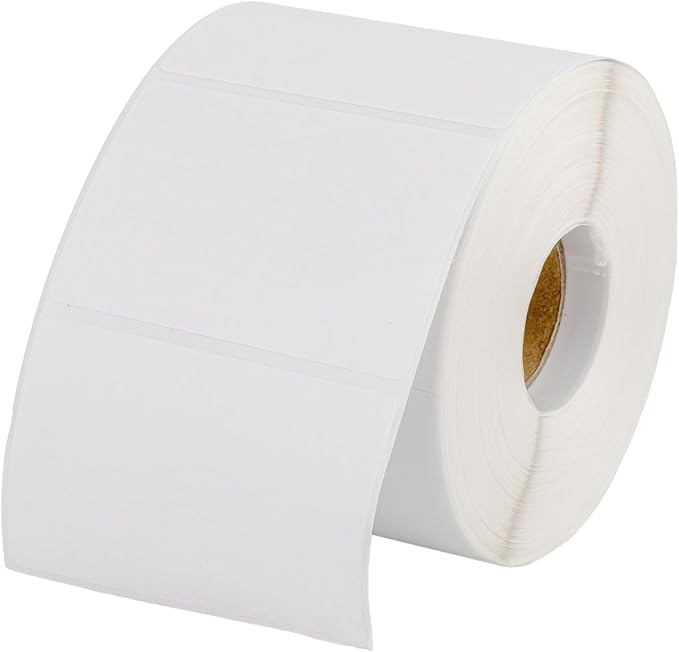 Muka 800 PCS 1.5" x 2.25" White Thermal Labels Color Label for Barcodes, Address, Consignment, Compatible with Thermal Label Printer