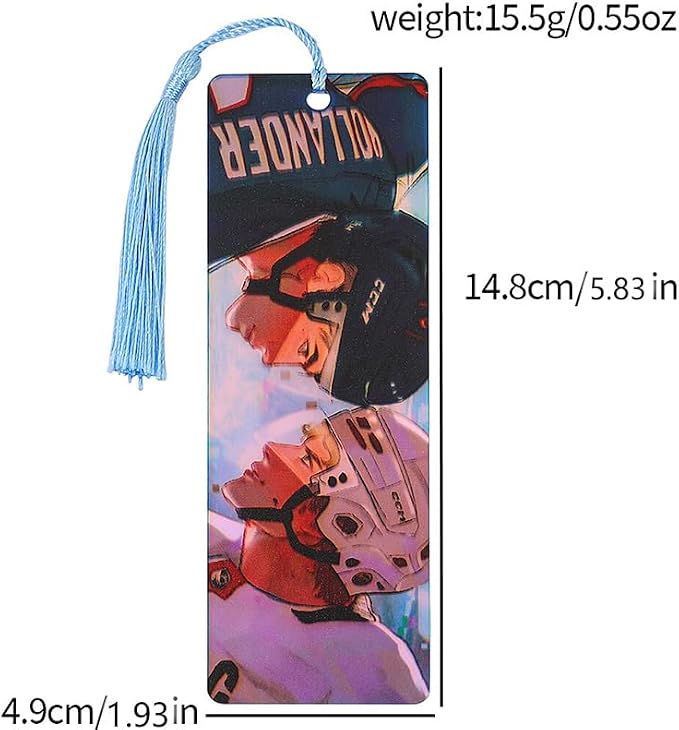 Heated Rivalry Inspired Bookmark Merch Stuff, Ilya Rozanov 81 Shane Hollander 24 Acrylic Bookmarks Gifts Accessories Merchandise for Fans Women Men Easter Birthday Book Lovers (3pcs Style A)