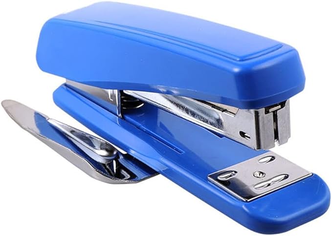 Desk Stapler Staplers for Desk B8 Stapler 20-Page Capacity Office Documents Finishing and Binding Essentials Office Tools School Supplies (Color : Blue)
