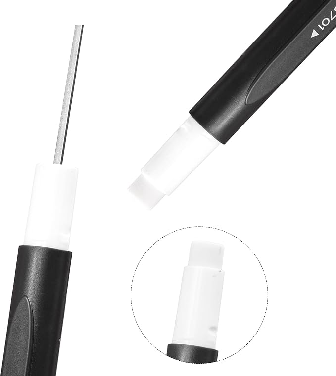 M&G 6 Pack Mechanical Pencils with Erasers 1.8mm, 3 Tubes of Lead Refills, Bulk Mechanical Pencils for School Supplies, Teacher Supplies, Drawing Pencils, Sketching Pencils