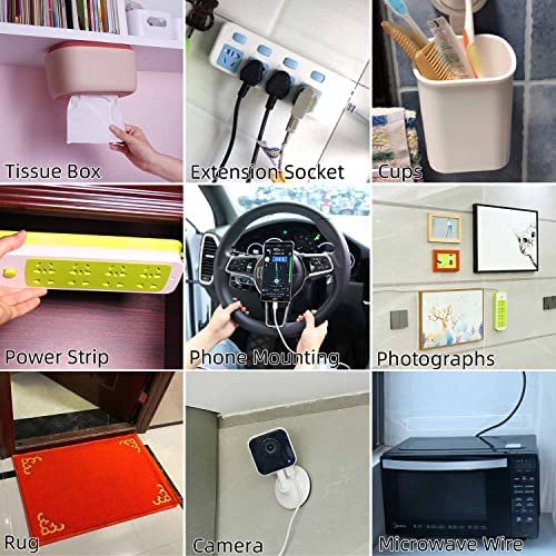 Double Sided Tape Heavy Duty, Mounting Tape Clear, Strong Adhesive Strips Sticky Tape, Reusable Transparent Tape for Home Office Deco(1.18" x9.84FT)