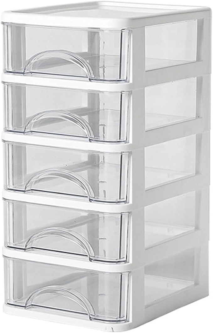 Stationery Storage Box,Desk with Drawer Desktop Desk Storage Box Stackable Organizers Stationery Supplies for Home