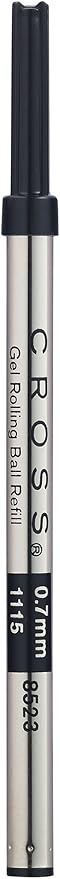 Cross Refill for Cross Selectip Gel Roller Ball Pens, Medium Conical Tip, Black Ink (Pack of 2)