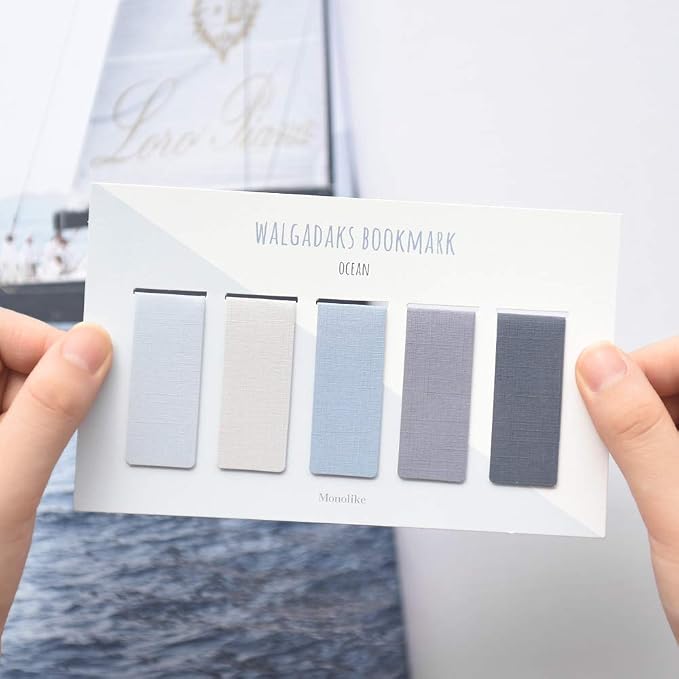 Monolike Magnetic Bookmarks Ocean, Set of 5