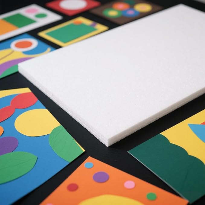 KOHAND 50 Pack 12 x 16 x 1/8 inch Foam Core Backing Boards, White Foam Boards, Thick Craft Poster Board for Signs, Presentations, School, Office and Art Projects