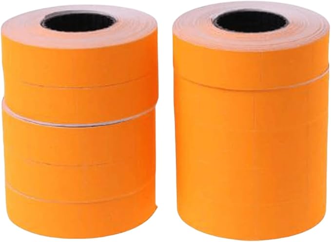 10 Rolls Labels Paper Suitable for MX-6600, MX-6602, YH-689 Price tag 2-line Marking Gun Pricemarker Labels (Without Gun