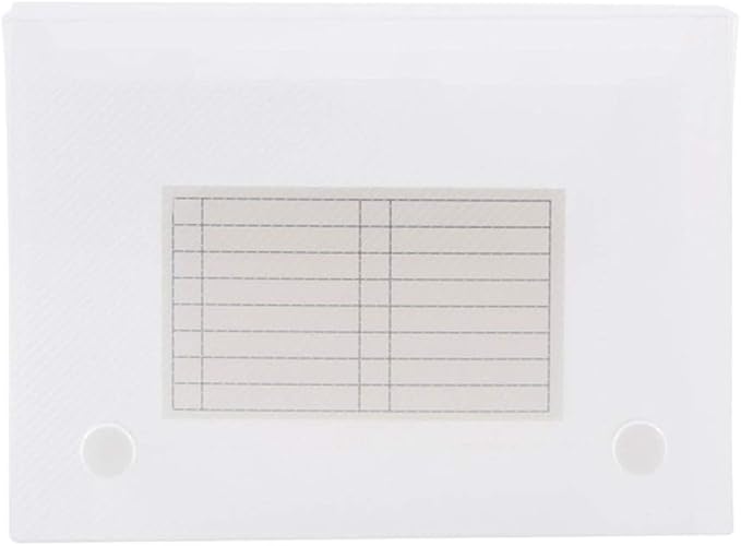 Filexec Products, Universial Case, 4"x6", 5-Tabs Removable, Clear, Pack of 12 (50603-20223)