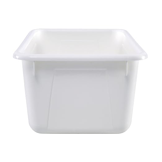 School Smart Sturdy Plastic Storage Tray, Multifunctional Design for Classroom, Home, and More, Standard Cubby Size, White