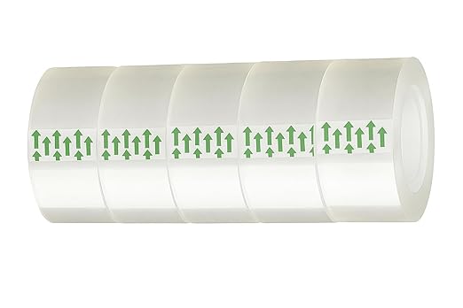 YGM Clear Packing Tape Refills The Office Supplies Fashion Classroom Must Haves School Supplies Packing Tape Dispenser Desk Accessories & workspace Organizers Shipping Tape School Trans Tape (5)