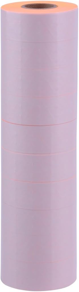 Fluorescent Orange Labels to Fit The XL Pro 25EC, 25EE, 25EEA, 25EEAA, and 265P Label Price Guns 20 Pack (Free Ink Roll Included)