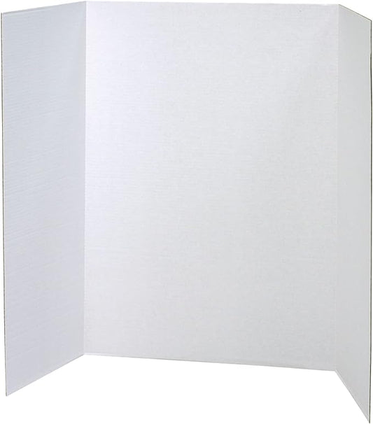 Pacon Presentation Boards, Single Wall, White, 48" x 36", 12 Count