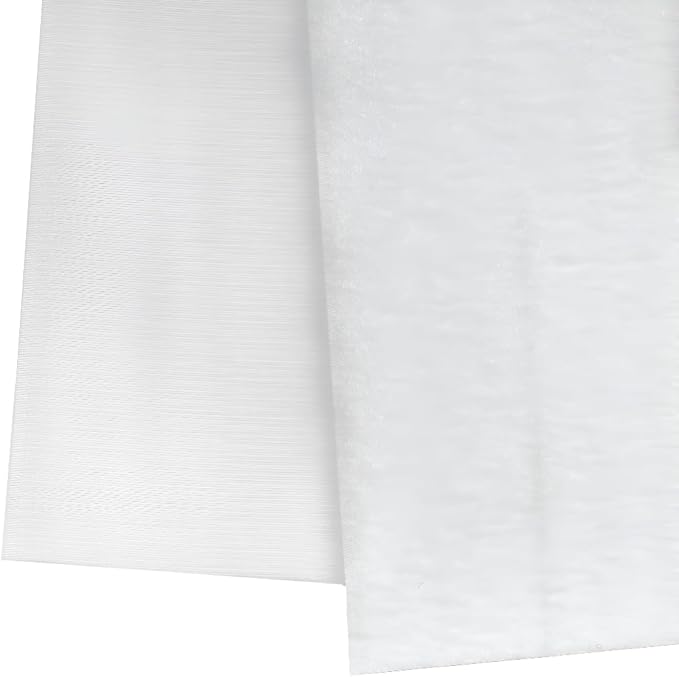BlueDot Trading One Set of Hook & Loop Fastener Sew-On Style for use with Bags, Clothes, Costumes, Office, Home, or School, 6" Wide x 6' Length, White