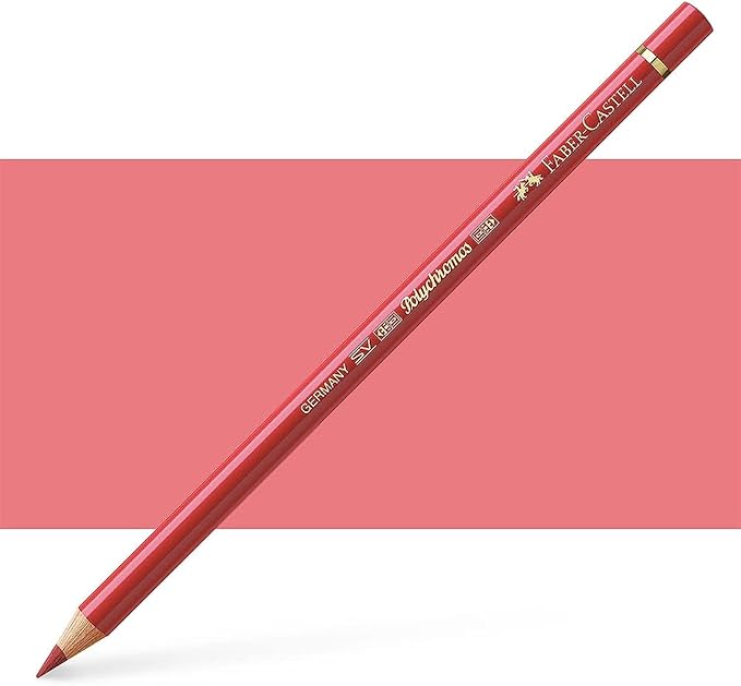 Faber-Castell Polychromos Artists' Single Pencil - Colour 191 Pompeian Red
